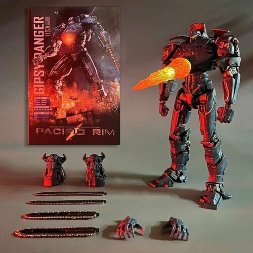 Фигурка Тихоокеанский рубеж егерь Бродяга / Pacific Rim Gipsy Danger с подсветкой (20см) рюкзак тихоокеанский рубеж pacific rim синий 3