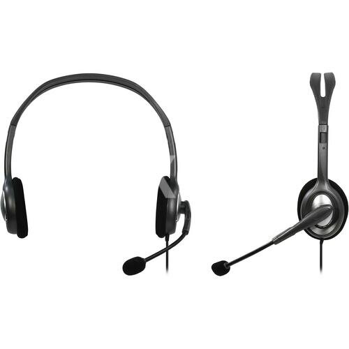 Наушники с микрофоном Logitech Stereo Headset H111 Black