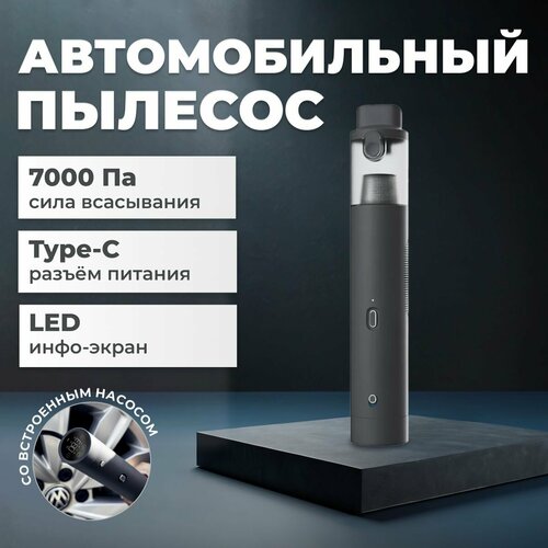 Пылесос для автомобиля с насосом Lydsto Handheld Vacuum Cleaner HD-SCXCQ02 Пылесос с компрессором для шин 609600₽