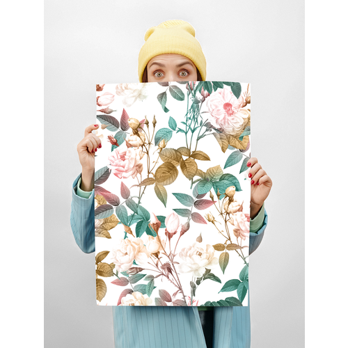 Картина для интерьера на стену 40х50 Flowers 450₽