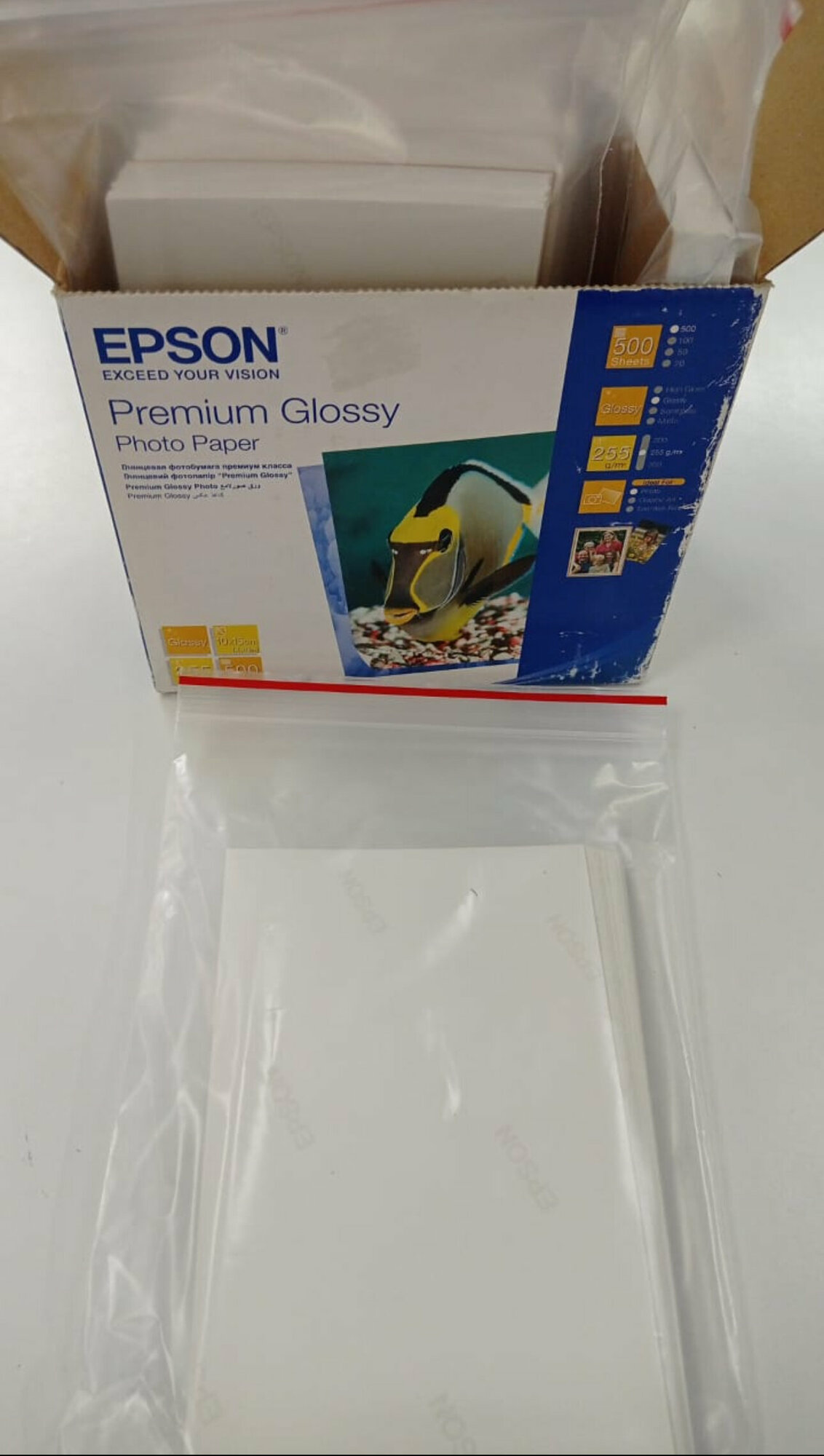 Бумага Epson C13S041706 тех упаковка Premium Glossy Photo 10x15см (20 sh)