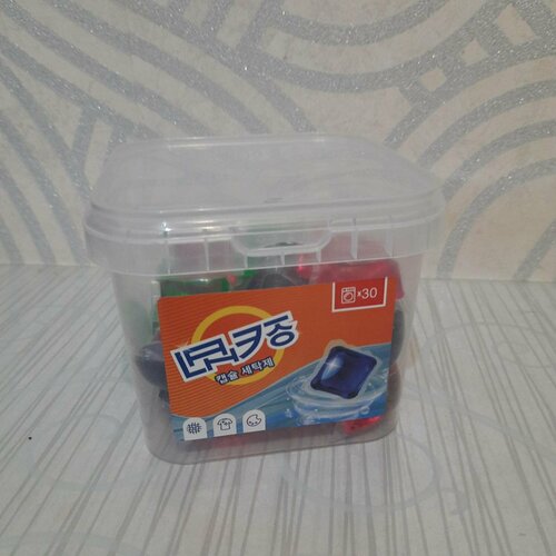 Капсулы для стирки, Ланеко, в водорастворимой оболочке, 30 шт.