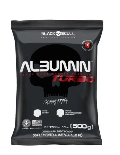 Black Skull, Refil Albumine Turbo, Альбумин, 500 г (Тоффи)