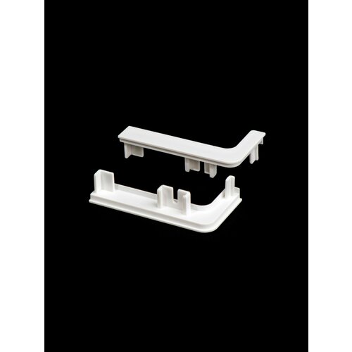 Заглушка контурная для Г-образного профиля GOLA 8006 №23 (белый) (L+R)