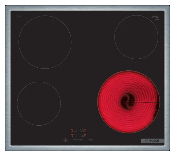фото Варочная панель Bosch PKE645BA2E Black (электрическая)