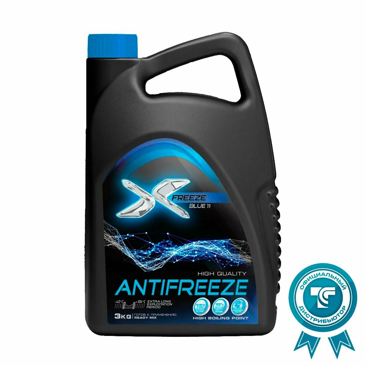 Антифриз X-FREEZE BLUE 3кг X-FREEZE 430206093
