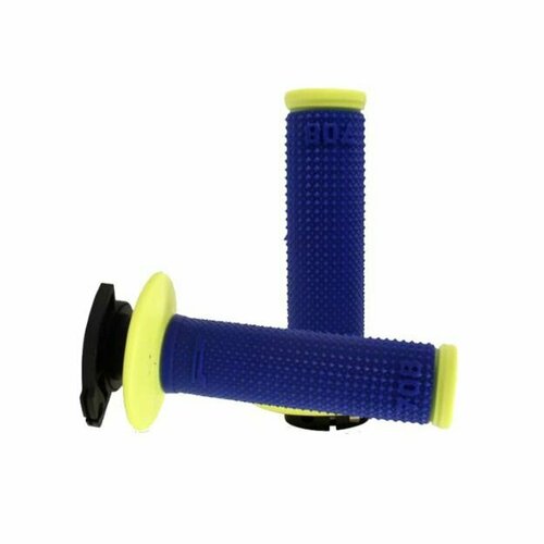 Грипсы кросс Progrip 708-325 сине-желтые 7 различных крепежей тросика