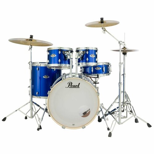 Pearl EXX725SBR/ C717 ударная установка из 5-ти барабанов, цвет High Voltage Blue, (4 коробки)