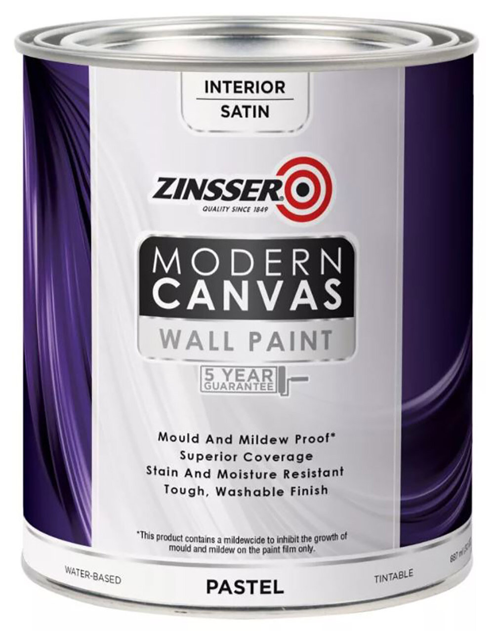 фото Краска акриловая Zinsser Modern Canvas Wall Paint Satin