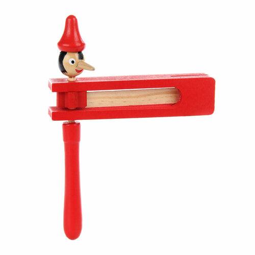 Деревянный музыкальный инструмент игрушка Трещотка - буратино Фабрика Фантазий 205₽