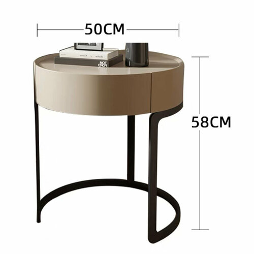 Прикроватная тумбочка Anchor (Бежевый / Высота 58см)