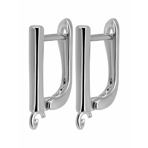 Швензы основа для сережек бижутерный сплав серебристый 32-20020 319₽