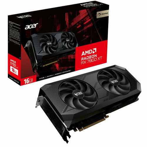 Видеокарта Acer Radeon RX 7800 XT NITRO OC 16G 77185₽
