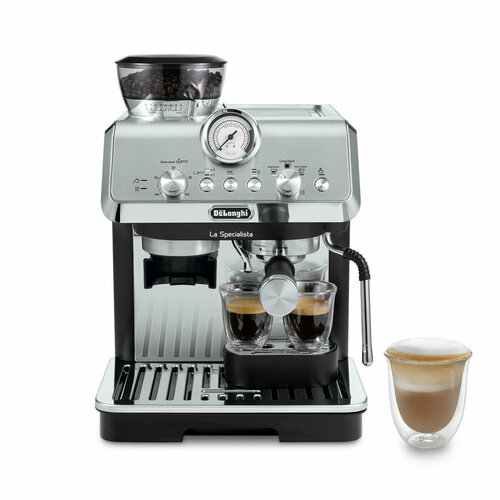 Автоматическая кофемашина DeLonghi La Specialista EC9155, серебристый/черный