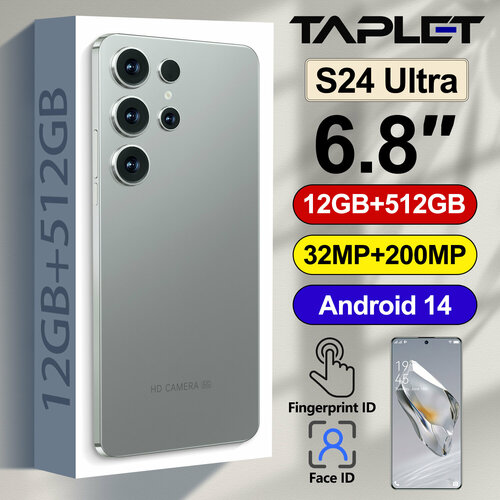 Cмартфон TAPLET S24 Ultra серый 9650₽