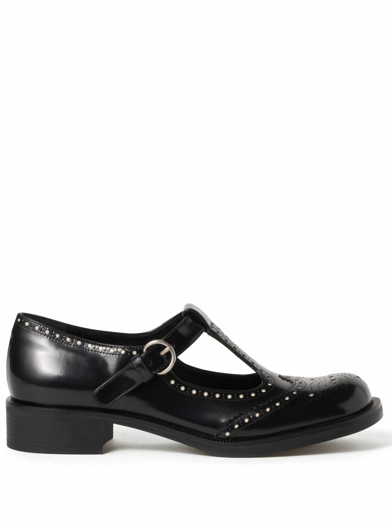 Туфли Miu Miu, размер 39.5 EU, черный