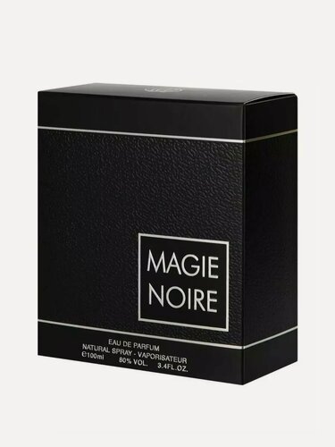 Изображение товара Парфюмерная вода Eau De Parfum "Magie Noire", восточно-цветочная, мужская, картонная упаковка, 100 мл