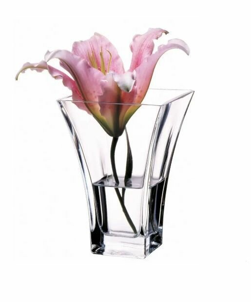 Настольная ваза Pasabahce Botanika, прозрачная, стекло, 415мл, высота 14см — фото 1