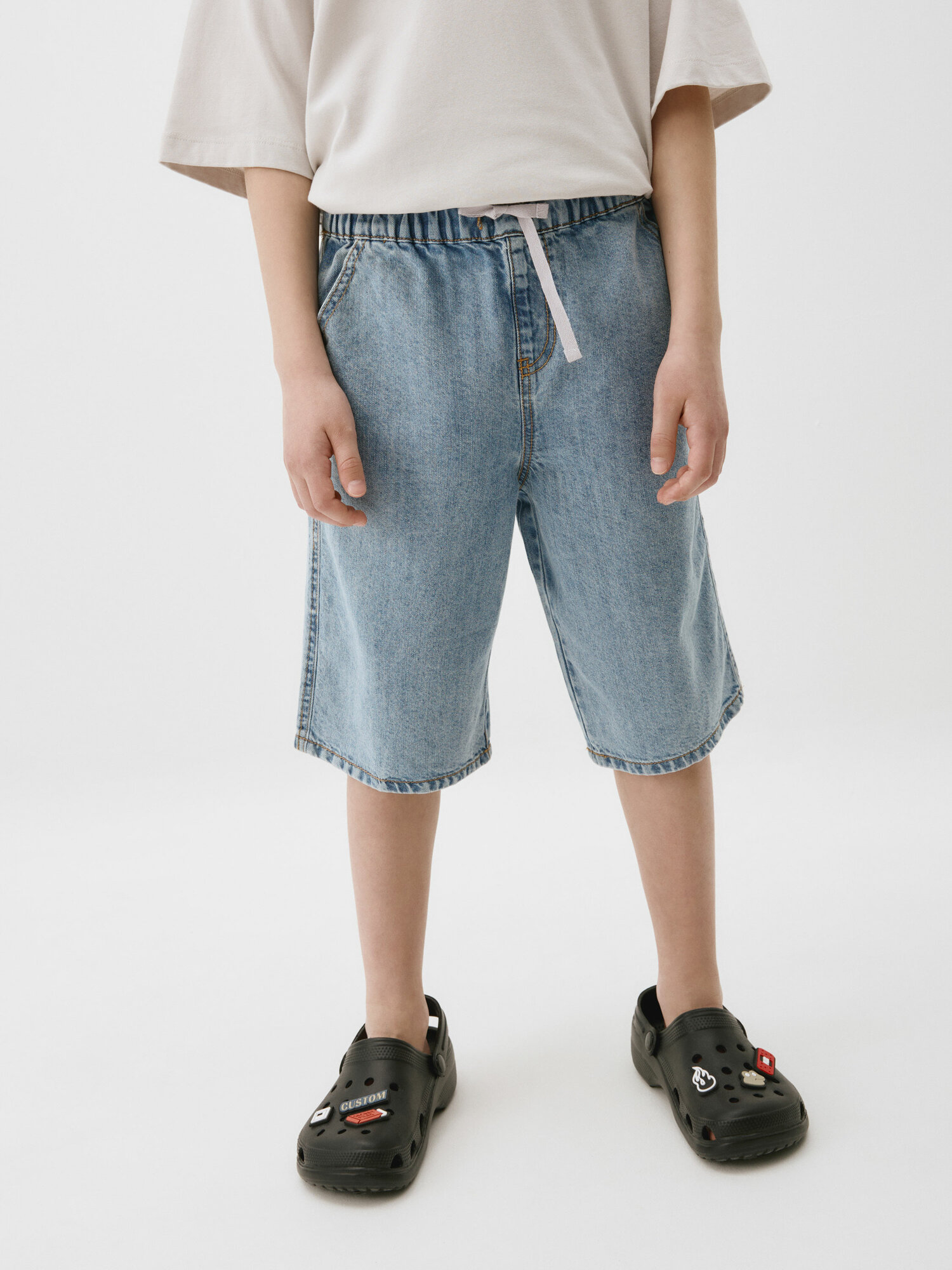 Шорты Sela размер 122 голубой