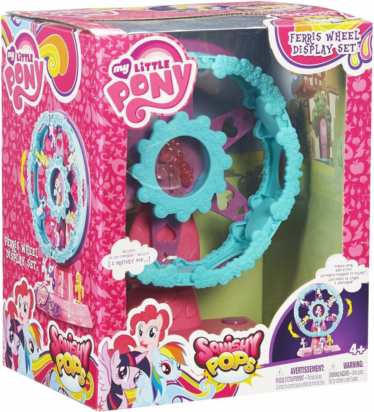Игровой набор My Little Pony колесо обозрения, одна фигурка пони, бирюзовый