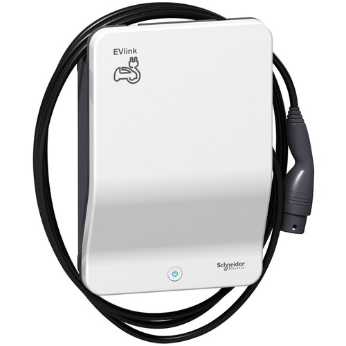 фото Компактная зарядная станция schneider electric с кабелем wallbox std att cable t1 7,4kw