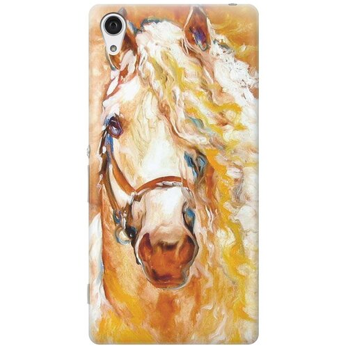 фото Re:pa накладка transparent для sony xperia z2 с принтом "золотистая грива"