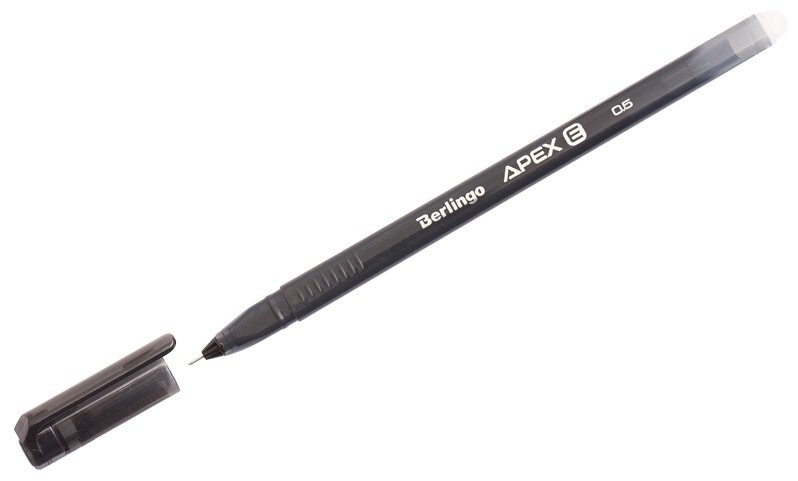 Ручка Berlingo Apex E гелевая стираемая черная 0.5мм - фото №1