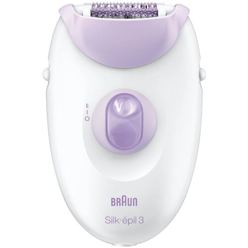 Эпилятор Braun 3170 Silk-epil 3, белый/лиловый