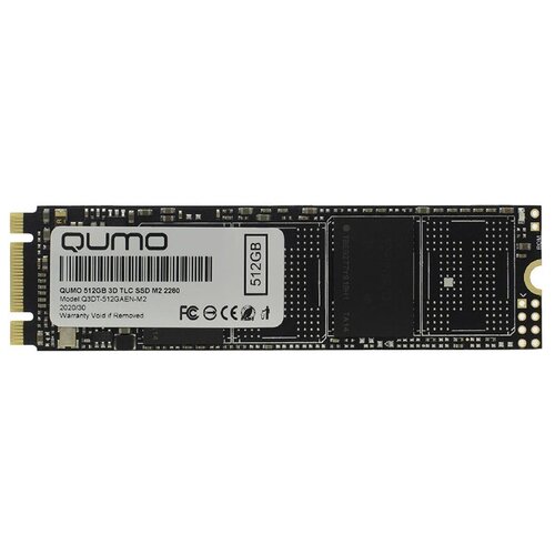 Накопитель SSD QUMO Novation Q3DT-512GAEN-M2 512Гб PCI-E x4 M2 572500₽