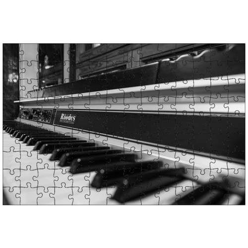 фото Магнитный пазл 27x18см."крыло родос, пианино, клавиатура" на холодильник lotsprints