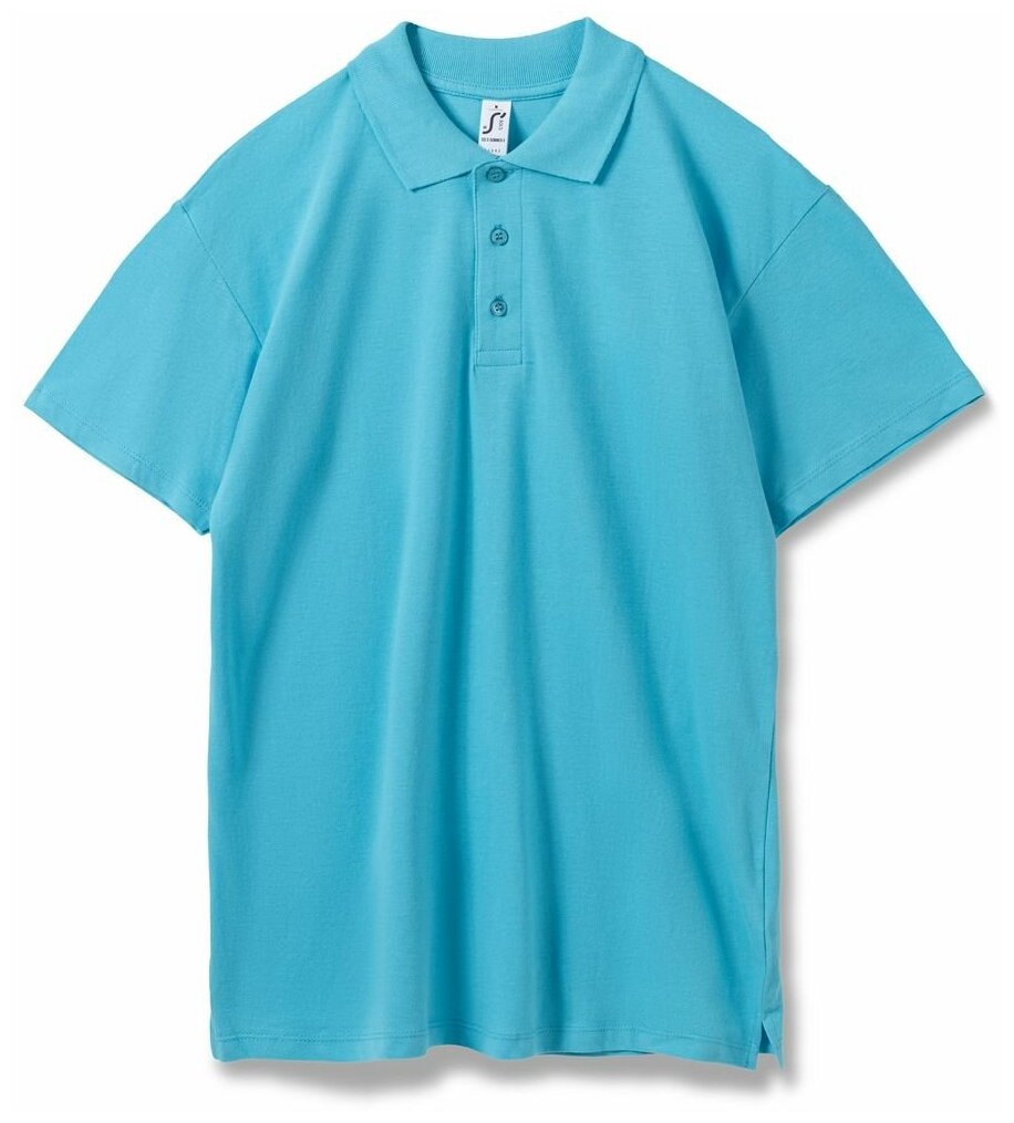 Рубашка поло мужская Summer 170 темно-синяя (navy) 