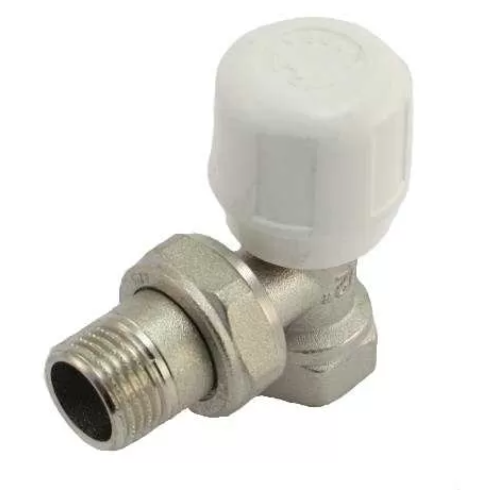 Запорный клапан ITAP 394 муфтовый угловой (ВР/НР), латунь, для радиаторов Ду 15 (1/2) запорный клапан far fv 1155 муфтовый вр нр латунь для радиаторов ду 15 1 2