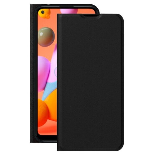 фото Чехол book cover silk pro для samsung galaxy a11 (2020), черный, deppa 87652