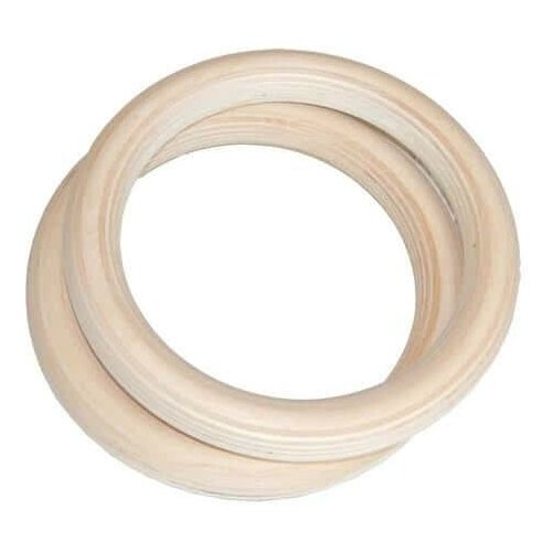 фото Детские деревянные гимнастические кольца, внешний диаметр 180 мм, толщина 25 мм woodworks