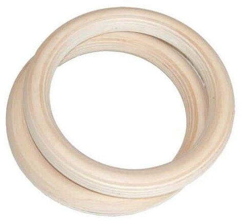 Детские деревянные гимнастические кольца, внешний диаметр 165 мм, толщина 25 мм