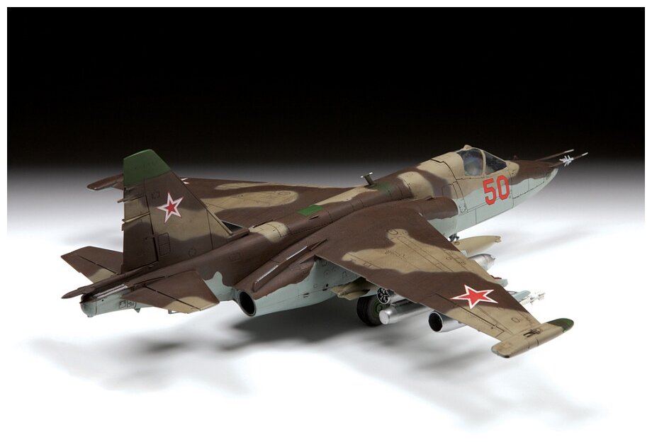 Сборная модель ZVEZDA Советский штурмовик Су-25 4807 1:48