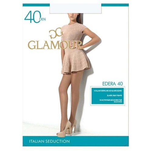 GLAMOUR Колготки женские GLAMOUR Edera 40 den, цвет загар (daino), размер 3