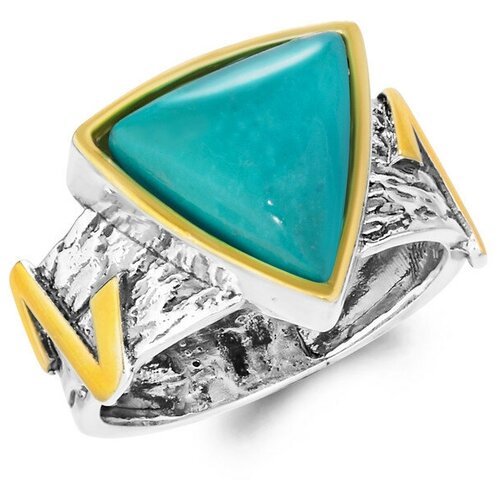 Кольцо из серебра SADAF 925 пробы с бирюзой М-1512б