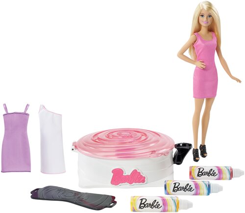 Набор Barbie Дизайн-студия для создания цветных нарядов, 29 см, DMC10