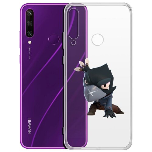 Чехол-накладка Clear Case Brawl Stars-Ворон для Huawei Y6p чехол накладка clear case brawl stars ворон для vivo v19