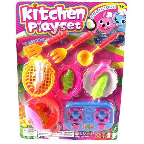 фото Набор пластиковой посуды "kitchen playset 1 альтаир