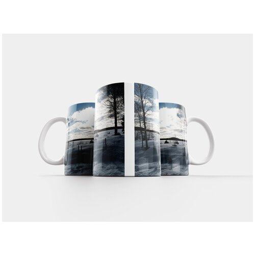 фото Кружка "зима, снег, озеро" 320 мл lotsprints