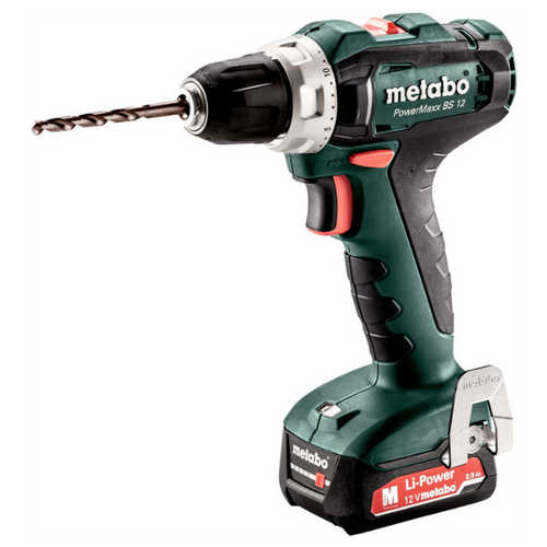 Аккумуляторная дрель-шуруповерт METABO PowerMaxx BS 12V 2А/ч 40Нм