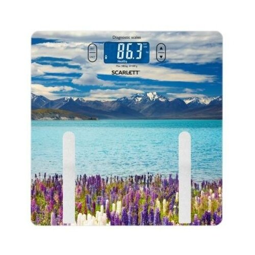 фото Scarlett весы напольные электронные scarlett sc-bs33ed11 макс.180кг рисунок
