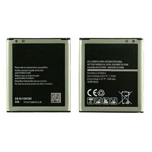 аккумулятор cs smj100sl eb bj100bbe eb bj100bce для samsung galaxy j1 sm j100f 3 85v 1850mah Аккумулятор EB-BJ100BBE для Samsung J100F (Galaxy J1)