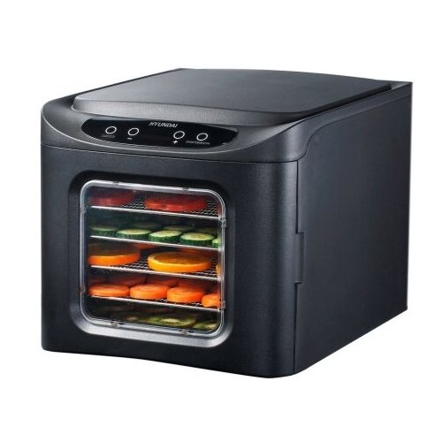 Сушилка для овощей и фруктов Hyundai HYFD-S1202 черная 905000₽