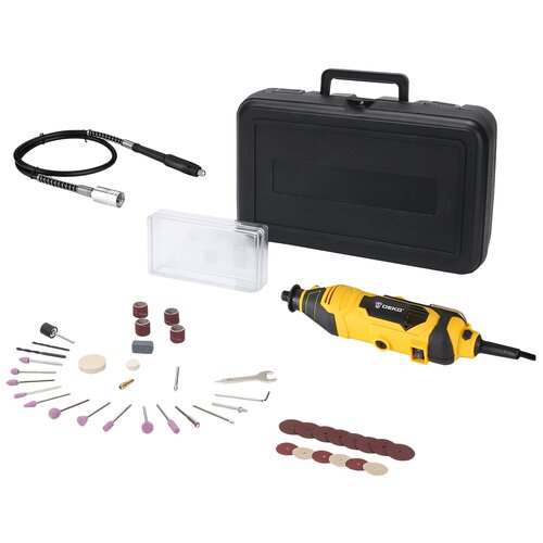 Гравер DEKO DKRT350E-LCD 063-1413, 350 Вт кейс