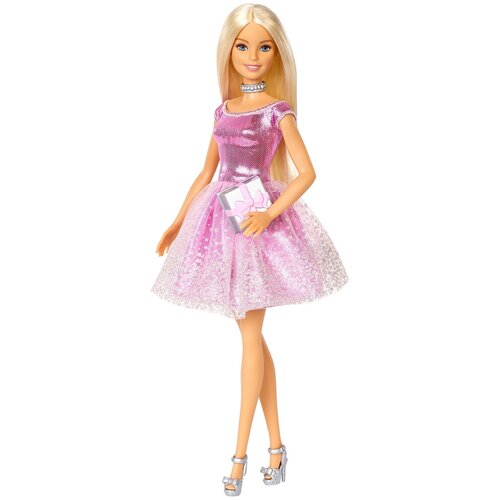 Кукла Барби День рождения в розовом платье коллекционная GDJ36