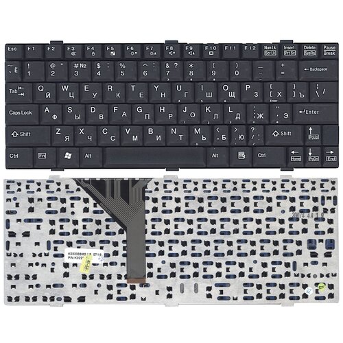 Клавиатура keyboard FPCR20377 для ноутбука Fujitsu-Siemens LifeBook P7010 P7010D черная 1869₽