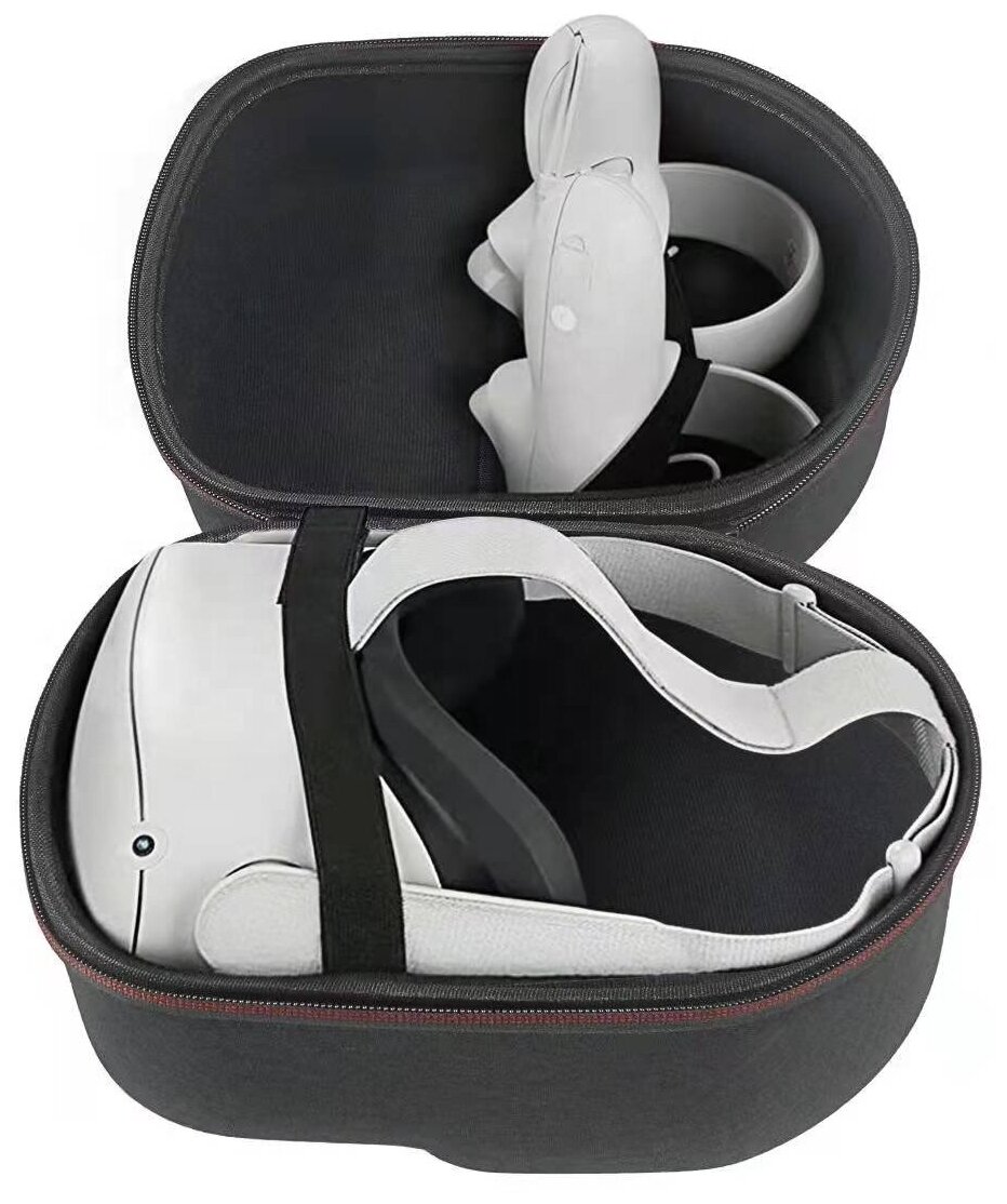 Кейс чехол сумка для Oculus Quest 2 Case ELfoC-OC2E Hard EVA Дорожный чехол для хранения Oculus 2 VR Gaming Headset Touch Controller bag